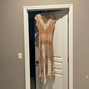 Beautiful Reba dress, long length, worn twice, looks great with boots.